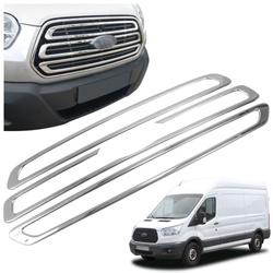 Első hűtőrács csíkok GRILL Ford Transit 2013+