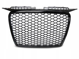 Első hűtőrács AUDI A3 05-08 RS LOOK GLOSSY BLACK