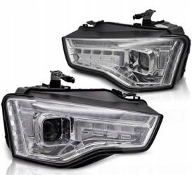 Audi A5 fényszóró lámpák 11-16 xenon LED króm