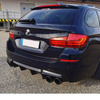 DIFFÚZOR BMW F10 F11 10-18 LOOK M5 SZÉN FEKETE