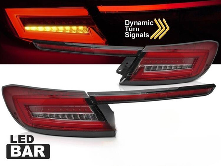 Toyota GR86 21- RED WHITE LED BAR LED lámpák