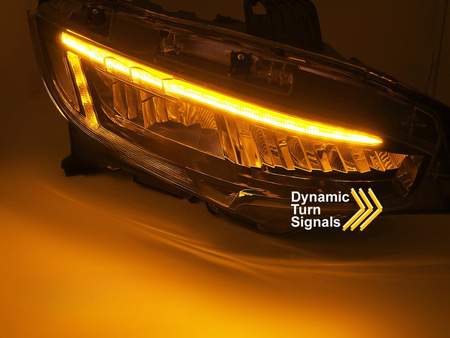 Honda Civic X első lámpák 2016-2021