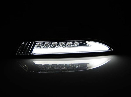 Irányjelzők + helyzetjelző Vw Scirocco 08- Chrome Led