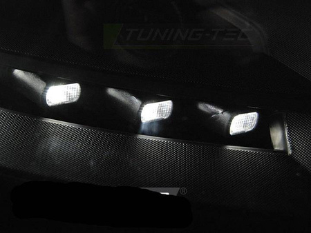 VW T5 első lámpák 2010-15 tru drl xenon look bl