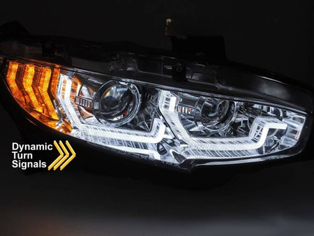 Fényszórók Honda Civic X '16-'21 krómozott LED fényszórókhoz