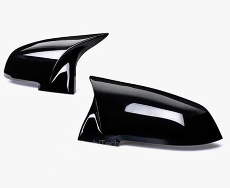 Oldalsó tükörházak Skoda Octavia Mk3 VW T-ROC-hoz fényes fekete