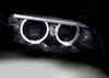 F10 F11 első lámpák 10-13 RINGI LED DRL FEKETE X
