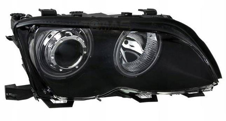 Fényszórók BMW E46 RINGI BLACK Seda fényszórók