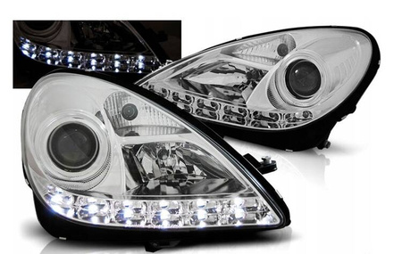 Fényszórók xenon led Mercedes r171 slk számára