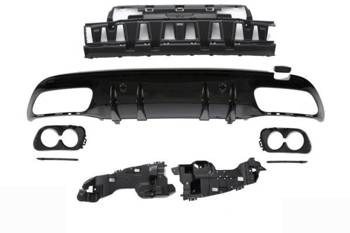 DIFFÚZOR MERCEDES W205 LOOK C43 AMG FEKETE