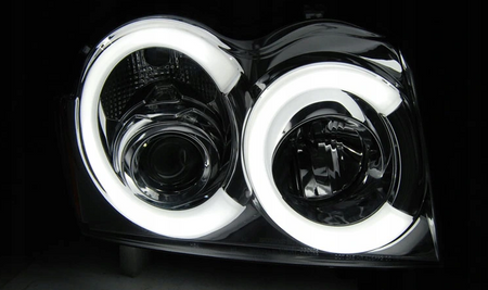 Csöves fényszórók Jeep Grand Cherokee 05-08-hoz