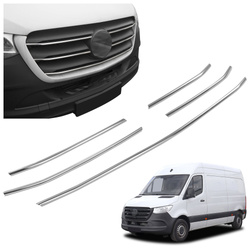 GRILL hűtőrács díszlécek Mercedes Sprinter W907 2018+