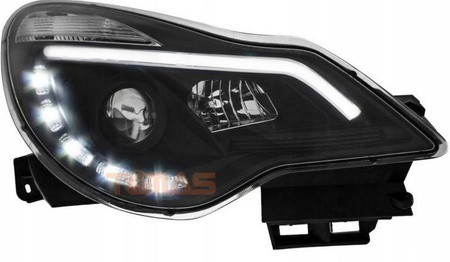 Fényszórók Opel Corsa D Fekete Dayli fényszórók