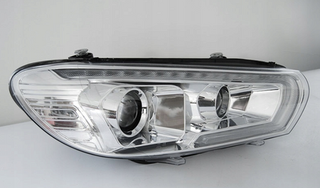 Fényszórók krómozott Led Vw Scirocco 08-14 számára
