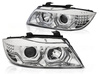 Bmw E90 E91 05-08 vezetett krómozott gyűrűk 3d lámpák