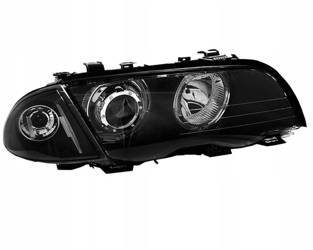 Fényszórók BMW E46 Angel Eyes LED B