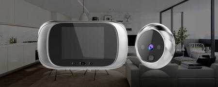 LCD kereső 2.8" ajtócsengő judas kereső