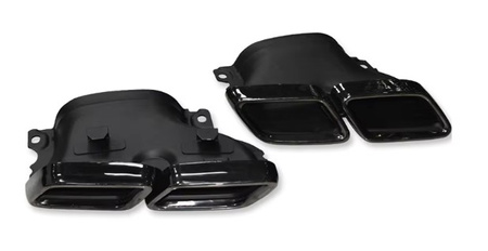 Kipufogó hangtompító végek Mercedes W213, GLC X253 fekete