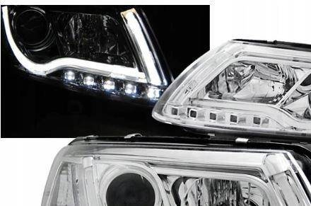 AUDI A6 C6 C6 krómozott csöves LED fényszórók