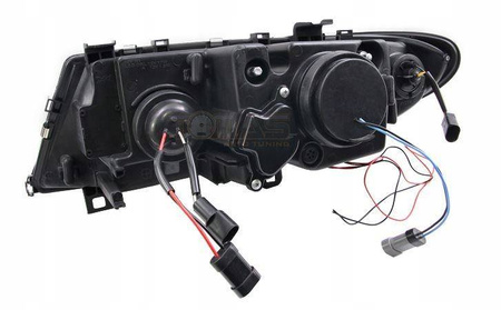 Fényszórók BMW E46 RINGI BLACK Seda fényszórók