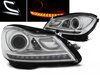 Fényszórók Mercedes W204 króm H7 XENON LOOK D