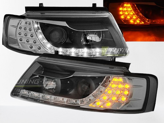 VW Passat B5 BLACK DAYLIGHT fényszórók