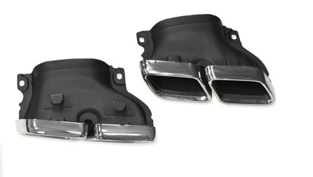 Kipufogó hangtompító végek Mercedes W213, GLC X253 króm
