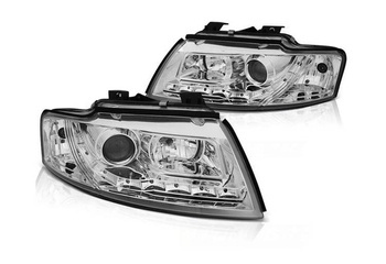 Fényszórók Audi A4 B6 Cabrio 02-06 Króm