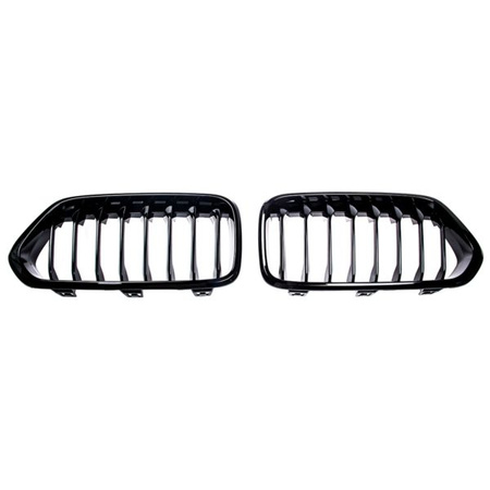 RÁCS BMW X2 F39 2017-2023 SIBGLE LINE GLOSS BLAC