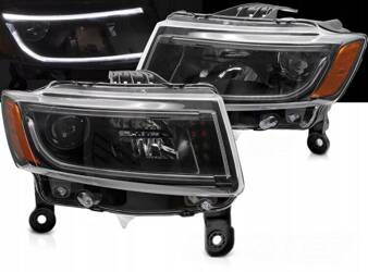 FEKETE LED fényszórók Jeep Grand Cherokee-hoz