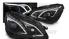 LÁMPÁK MERCEDES W212 13-16 FEKETE DRL FULL LED LIFT