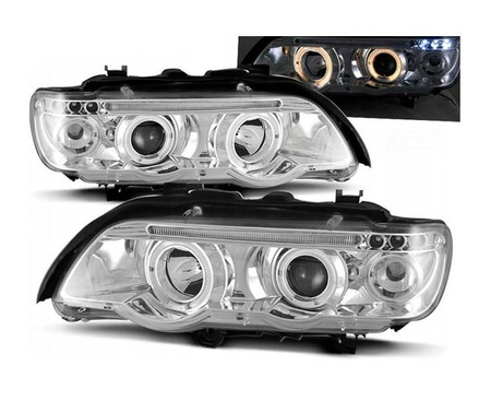 Fényszórók Bmw X5 E53 99-03 Ringi Chrome