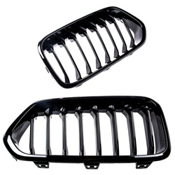 RÁCS BMW X2 F39 2017-2023 SIBGLE LINE GLOSS BLAC