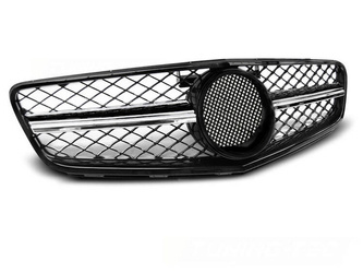 Első hűtőrács Mercedes W204 07-14 C63 Style Gloss 07-14 C63