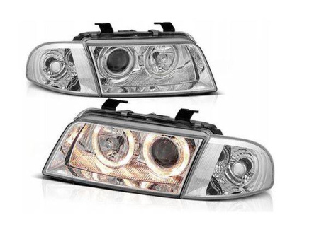 Fényszórók Audi A4 B5 CHROM RINGI