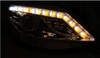 Fényszórók Seat Ibiza 6J 08-12 krómozott irányba led