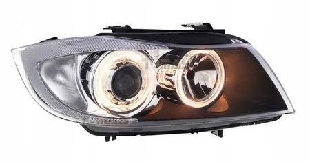 BMW E90/E91 fényszórók BLACK RINGI