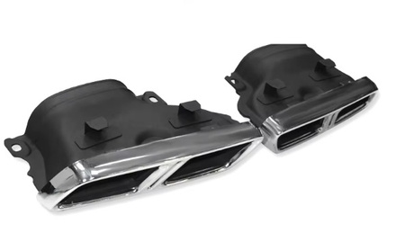 Kipufogó hangtompító végek Mercedes W205 króm