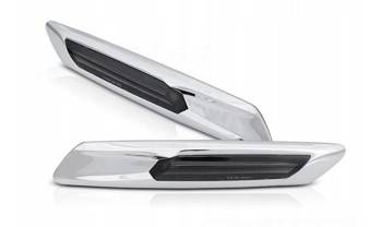 Ezüst füst LED irányjelzők BMW F10 F11 10-13