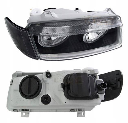 VW Passat B4 BLACK RINGI fényszórók