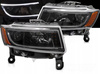 FEKETE LED fényszórók Jeep Grand Cherokee-hoz