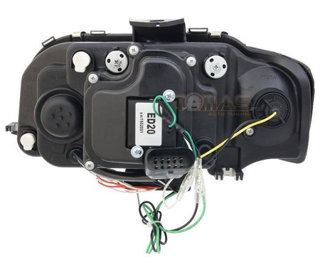 Audi A3 8P BLACK TUBE fényszórók