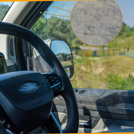 Szúnyoghálók az első ajtóablakokhoz Volkswagen Transporter VI T6.1 2019-2023