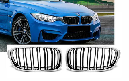 BMW F30 / F31 10/11- M3 FEKETE KRÓM RÁCS
