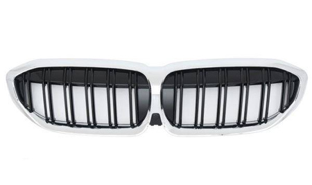 HŰTŐRÁCS ( VESE) BMW G20 G21 19- FEKETE KRÓM