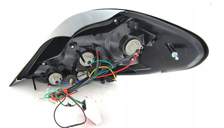 Piros-füst LED lámpák Peugeot 207-hez 06-09