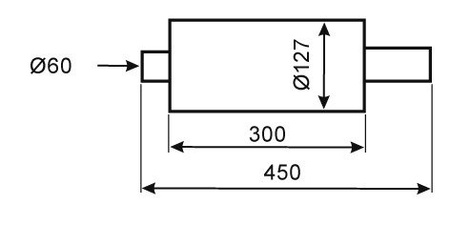 Mugen basszus hangtompító némítással 1xø100