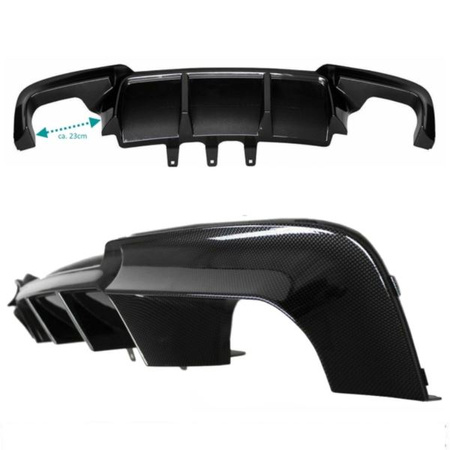 DIFFÚZOR BMW F10 F11 10-18 LOOK M5 SZÉN FEKETE