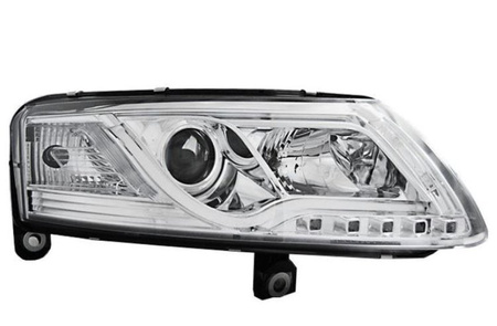 AUDI A6 C6 C6 krómozott csöves LED fényszórók