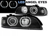Fényszórók BMW E39 95-03 Fekete gyűrű LED Depo